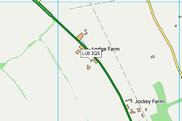 LU6 3QS map - OS VectorMap District (Ordnance Survey)