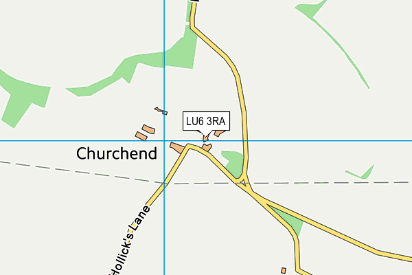 LU6 3RA map - OS VectorMap District (Ordnance Survey)
