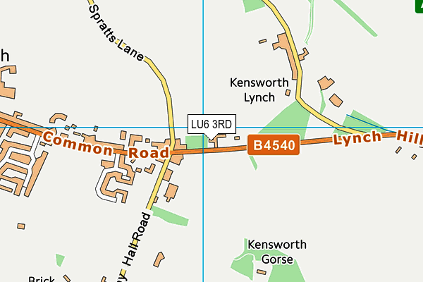 LU6 3RD map - OS VectorMap District (Ordnance Survey)