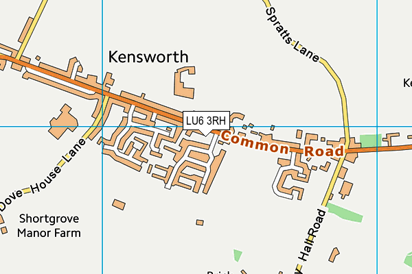 Kensworth Ce Academy map (LU6 3RH) - OS VectorMap District (Ordnance Survey)