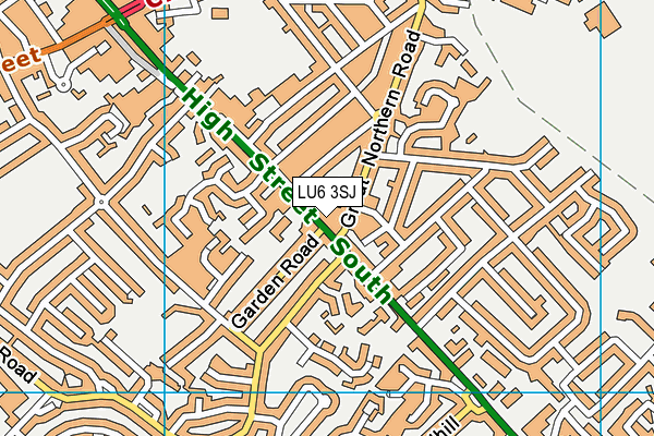 LU6 3SJ map - OS VectorMap District (Ordnance Survey)
