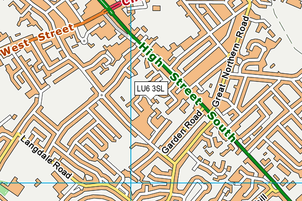 LU6 3SL map - OS VectorMap District (Ordnance Survey)