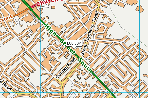 LU6 3SP map - OS VectorMap District (Ordnance Survey)