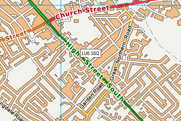 LU6 3SQ map - OS VectorMap District (Ordnance Survey)