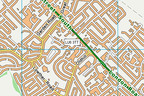 LU6 3TT map - OS VectorMap District (Ordnance Survey)