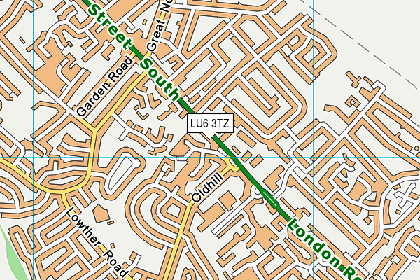 LU6 3TZ map - OS VectorMap District (Ordnance Survey)