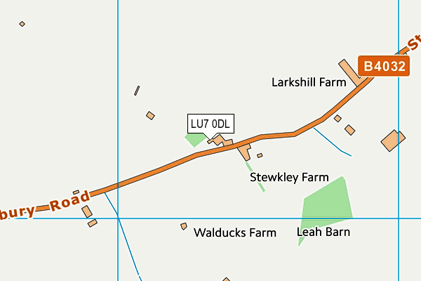 LU7 0DL map - OS VectorMap District (Ordnance Survey)