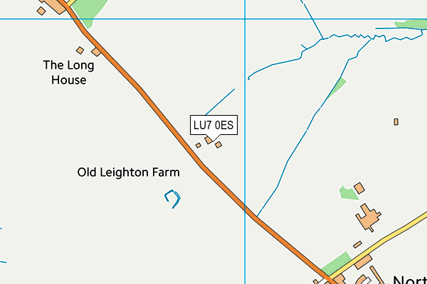 LU7 0ES map - OS VectorMap District (Ordnance Survey)