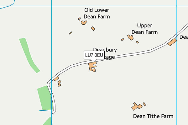 LU7 0EU map - OS VectorMap District (Ordnance Survey)