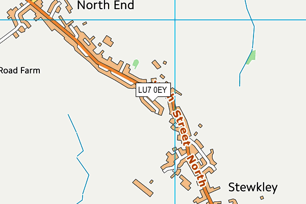 LU7 0EY map - OS VectorMap District (Ordnance Survey)