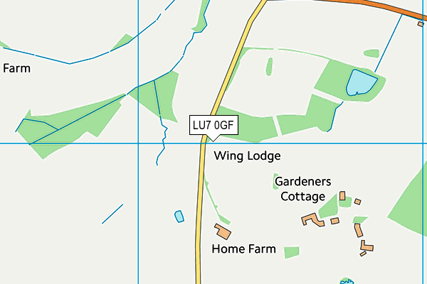 LU7 0GF map - OS VectorMap District (Ordnance Survey)