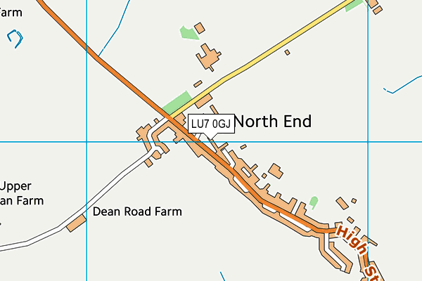 LU7 0GJ map - OS VectorMap District (Ordnance Survey)