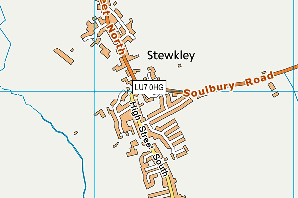 LU7 0HG map - OS VectorMap District (Ordnance Survey)