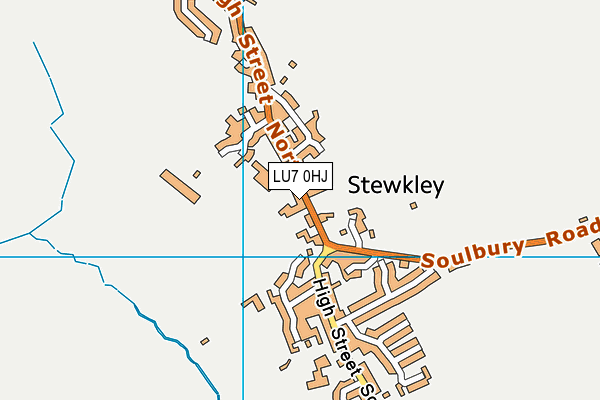 LU7 0HJ map - OS VectorMap District (Ordnance Survey)
