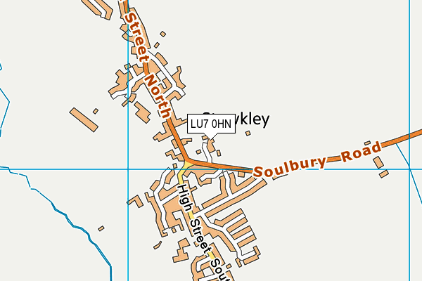 LU7 0HN map - OS VectorMap District (Ordnance Survey)