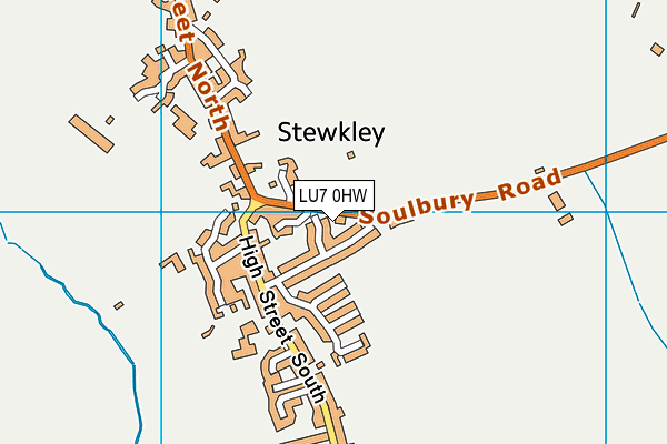 Stewkley Recreation Ground map (LU7 0HW) - OS VectorMap District (Ordnance Survey)