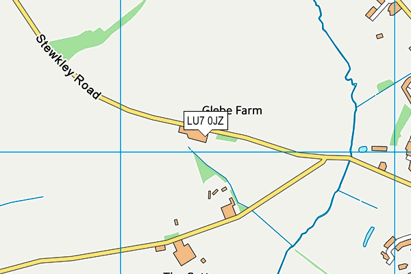 LU7 0JZ map - OS VectorMap District (Ordnance Survey)