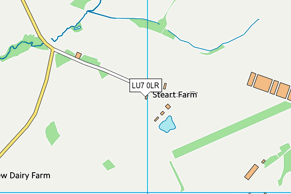 Orchard Ground map (LU7 0LR) - OS VectorMap District (Ordnance Survey)