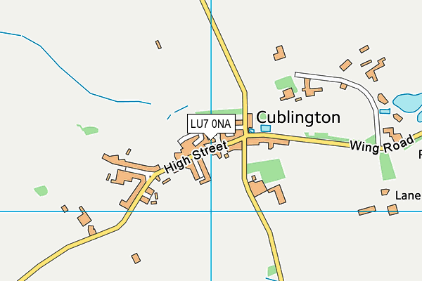 LU7 0NA map - OS VectorMap District (Ordnance Survey)