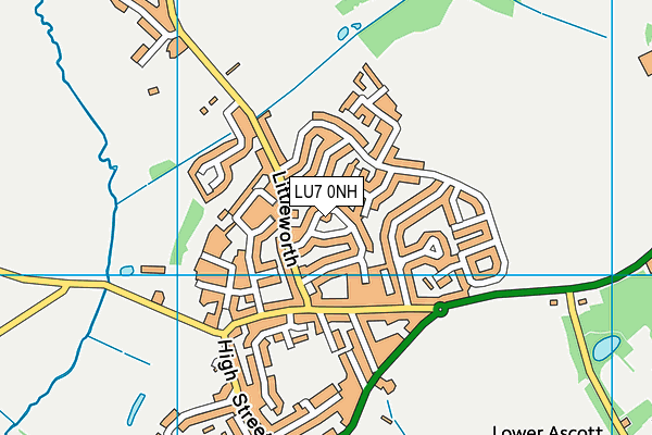 LU7 0NH map - OS VectorMap District (Ordnance Survey)