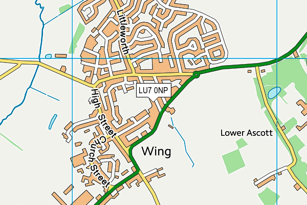 LU7 0NP map - OS VectorMap District (Ordnance Survey)