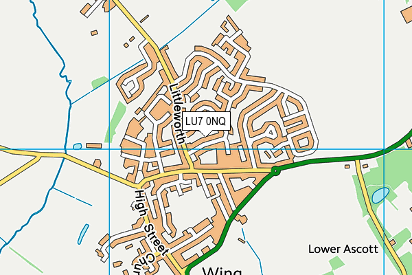 LU7 0NQ map - OS VectorMap District (Ordnance Survey)