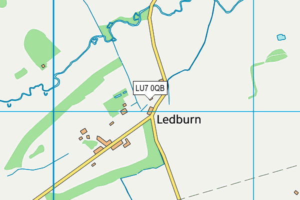 LU7 0QB map - OS VectorMap District (Ordnance Survey)