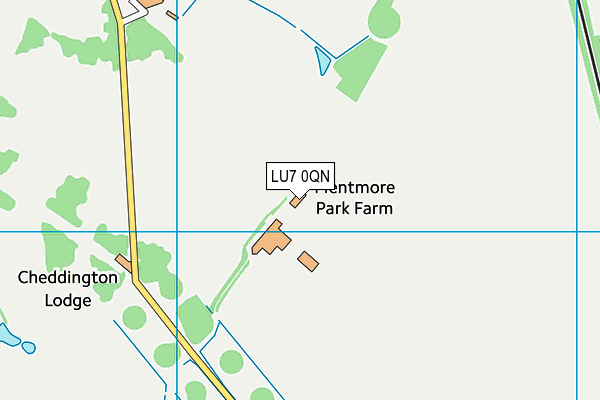 LU7 0QN map - OS VectorMap District (Ordnance Survey)