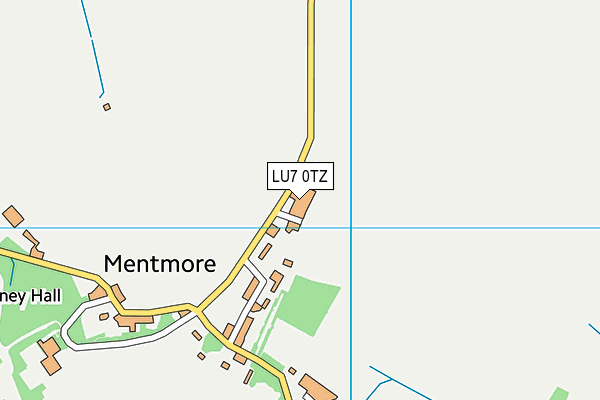 LU7 0TZ map - OS VectorMap District (Ordnance Survey)