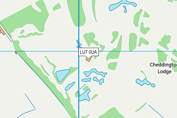 LU7 0UA map - OS VectorMap District (Ordnance Survey)
