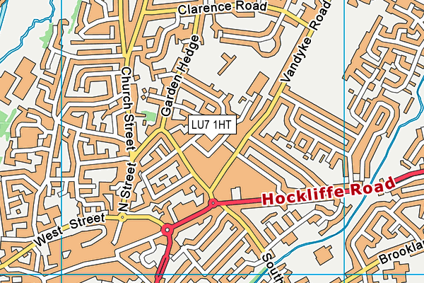 LU7 1HT map - OS VectorMap District (Ordnance Survey)