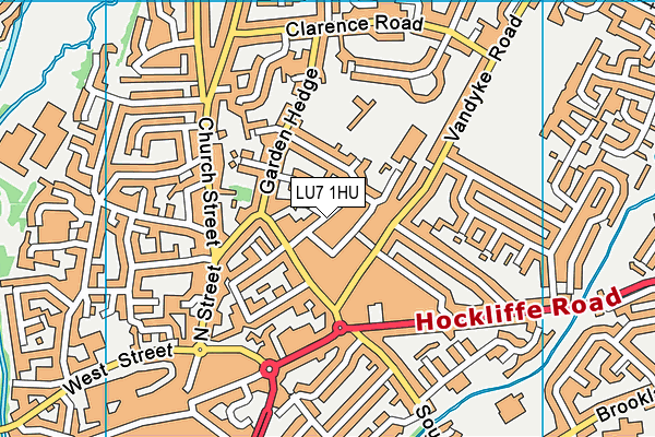 LU7 1HU map - OS VectorMap District (Ordnance Survey)