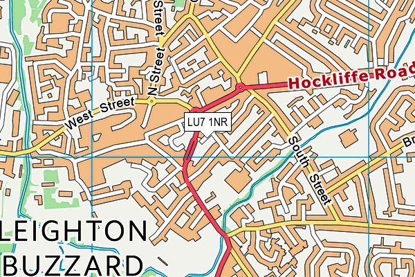 LU7 1NR map - OS VectorMap District (Ordnance Survey)