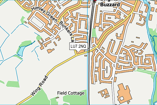 LU7 2NQ map - OS VectorMap District (Ordnance Survey)
