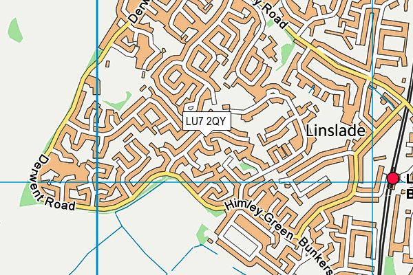 LU7 2QY map - OS VectorMap District (Ordnance Survey)