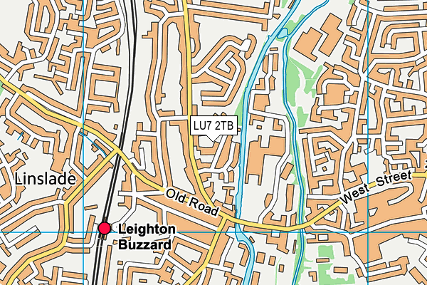 LU7 2TB map - OS VectorMap District (Ordnance Survey)