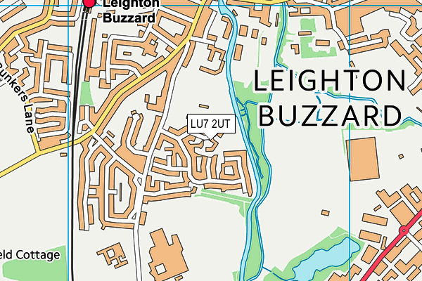LU7 2UT map - OS VectorMap District (Ordnance Survey)