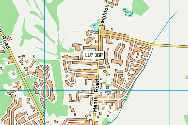 LU7 3BP map - OS VectorMap District (Ordnance Survey)