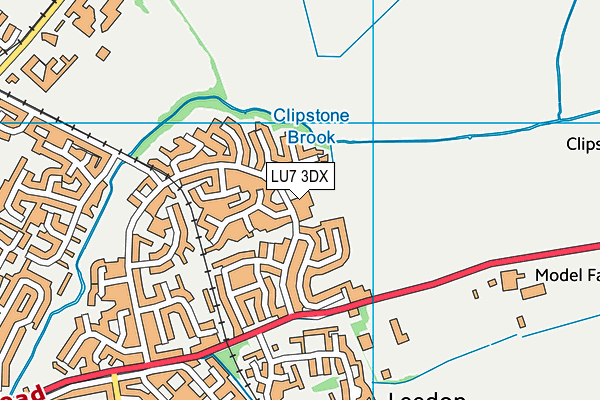 Beaudesert Lower School map (LU7 3DX) - OS VectorMap District (Ordnance Survey)