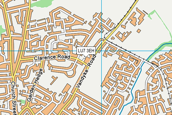 LU7 3EH map - OS VectorMap District (Ordnance Survey)