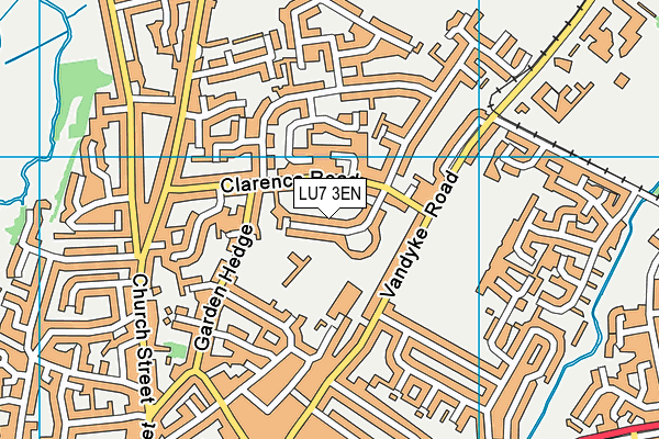 LU7 3EN map - OS VectorMap District (Ordnance Survey)