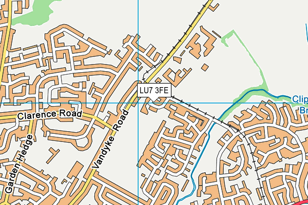 LU7 3FE map - OS VectorMap District (Ordnance Survey)