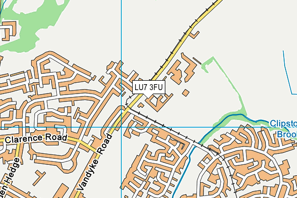 Gilbert Inglefield Academy map (LU7 3FU) - OS VectorMap District (Ordnance Survey)