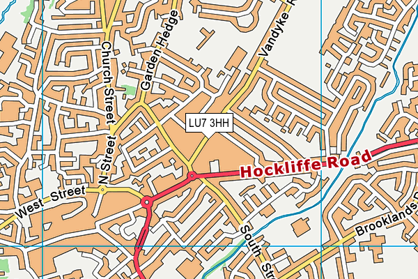 LU7 3HH map - OS VectorMap District (Ordnance Survey)