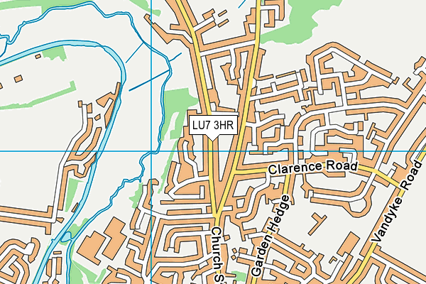 LU7 3HR map - OS VectorMap District (Ordnance Survey)