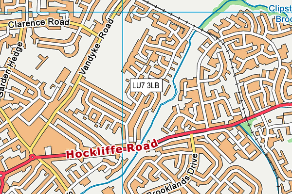 LU7 3LB map - OS VectorMap District (Ordnance Survey)