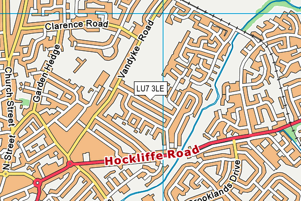 LU7 3LE map - OS VectorMap District (Ordnance Survey)