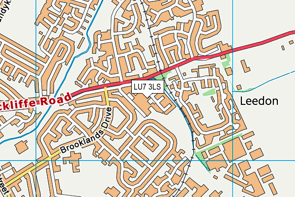 LU7 3LS map - OS VectorMap District (Ordnance Survey)