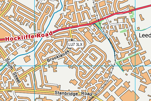 LU7 3LX map - OS VectorMap District (Ordnance Survey)