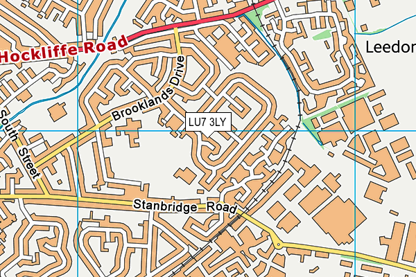 LU7 3LY map - OS VectorMap District (Ordnance Survey)